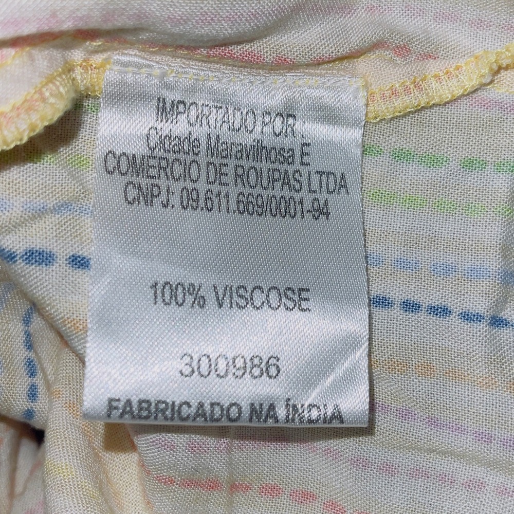FARM RIO Toucan Patchwork Maxi Dress 100% Viscose Tropical Sunset Sundress - Picture 12 of 13